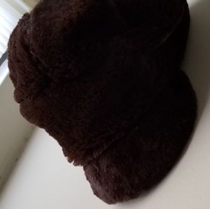 Faux Fur Hat BNWT Brown Nine West